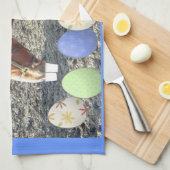 Osterkastanienpferd Küchentuch (Viertel Falte)