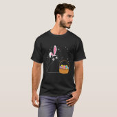 Osterkatze Hasenohren T-Shirt (Vorne ganz)