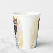 Osterkatze Pappbecher (Links)