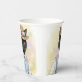 Osterkatze Pappbecher (Rechts)