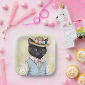 Osterkatze Pappteller (Party)