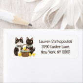 Osterkatzen Osterkörbe Kindermädchen (Insitu)