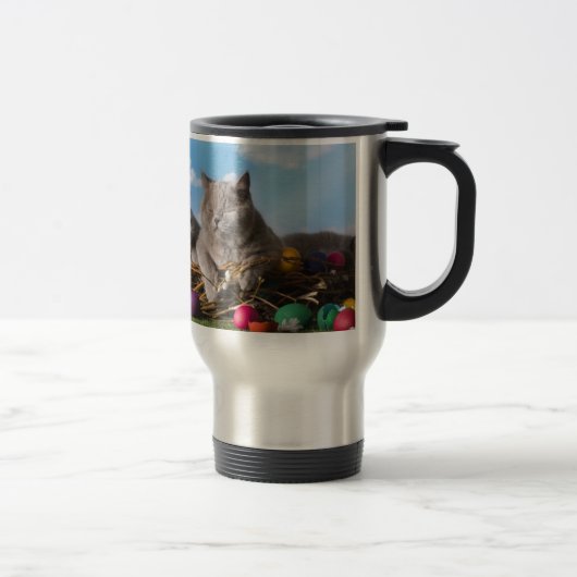 Osterkatzen Reisebecher (Rechts)