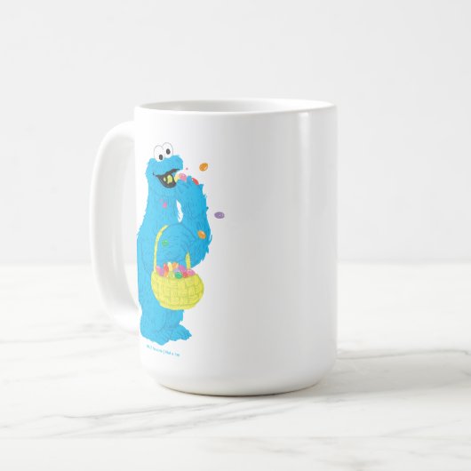 Osterkeksmonster Kaffeetasse (Vorderseite Links)