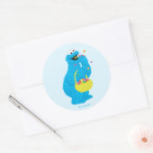 Osterkeksmonster Runder Aufkleber (Umschlag)