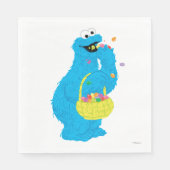 Osterkeksmonster Serviette (Vorderseite)