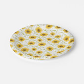 Osterkerze Pappteller (Schrägansicht)