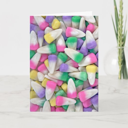 Osterkerzenmais Feiertagskarte (Vorderseite)