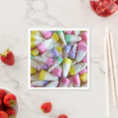 Osterkerzenmais Serviette (Beispiel)