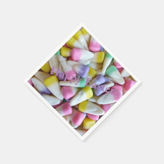 Osterkerzenmais Serviette (Ecke)