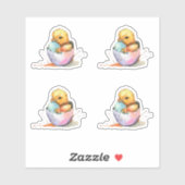 Osterkeule Aufkleber (Blatt)