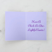 Osterkeule Feiertagskarte (Innenseite)