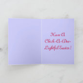 Osterkeule Feiertagskarte (Innenseite)