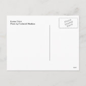 Osterkeule Feiertagspostkarte (Rückseite)