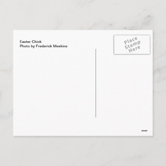 Osterkeule Feiertagspostkarte (Rückseite)