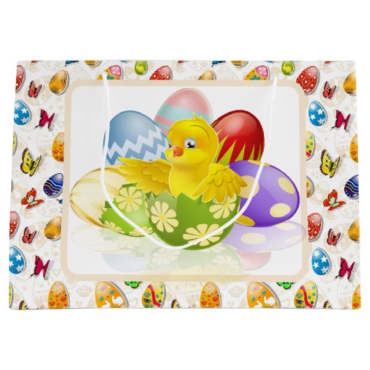 Osterkeule Große Geschenktüte (Vorderseite)