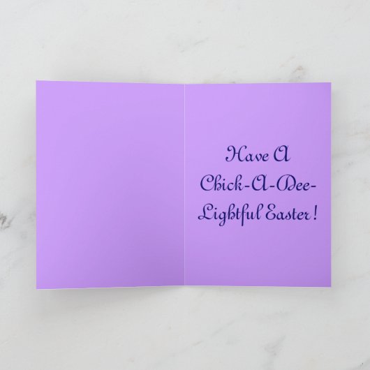 Osterkeule III Feiertagskarte (Innenseite)