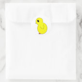Osterkeule Runder Aufkleber (Tasche)