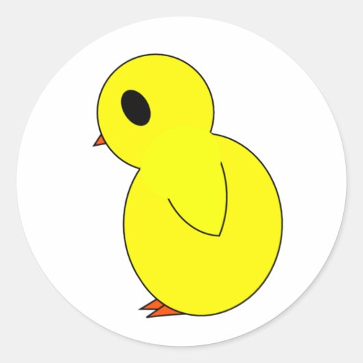 Osterkeule Runder Aufkleber (Vorderseite)
