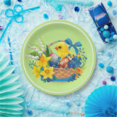 Osterkichel im Party eines Körbchens Blume Pappteller (Party)