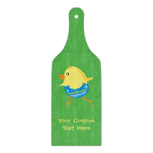 Osterkichel-Schneidplatte Schneidebrett (Vorderseite)