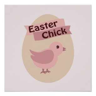Osterkichick Pink Poster