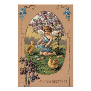 Osterkichtenkichererbte Eizellbaum Fotodruck