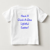 Osterkick-A-Dee-Light Baby T-shirt (Rückseite)