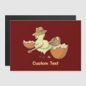 Osterkick mit Bouzouki Magnetkarte (Vorne/Hinten)