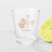 Osterkick mit Bouzouki Schnapsglas (Rückseite)