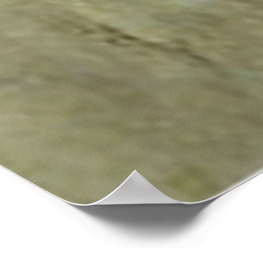 Osterkick Nest gefärbtes Ei Vergessen-Me-Nots Poster (Ecke)