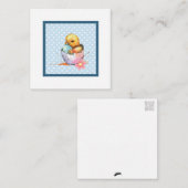 Osterkick (Postkartenart) Gruß Mitteilungskarte (Vorne/Hinten)