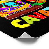 Osterkinder Kleinkinder Eierjagd Funny Eggs Wohnwa Poster (Ecke)