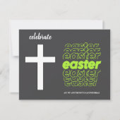 Osterkirchenfeier Einladung (Vorderseite)