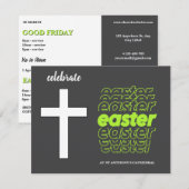 Osterkirchenfeier Einladung (Vorne/Hinten)