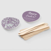 Osterkirchenservice Lila Kaninchen Fächer (Non-assembled)