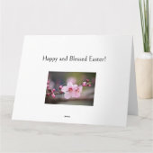 Osterkirsche Blossom hat er Matthew 28:6 Karte (Rückseite)