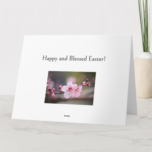 Osterkirsche Blossom hat er Matthew 28:6 Karte (Rückseite)