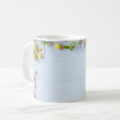 Osterkirschmuck: Gelbe Eier. Kaffeetasse (Vorderseite Links)