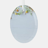 Osterkirschmuck: Gelbe Eier. Ornament Aus Glas (Vorderseite links)