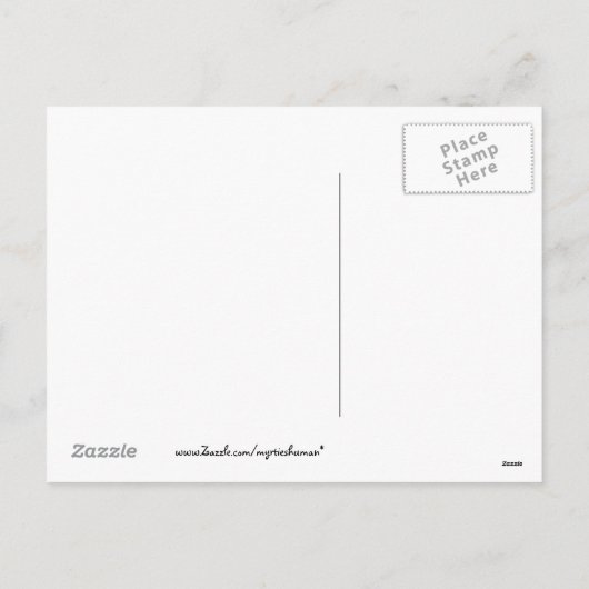 Osterkitty Feiertagspostkarte (Rückseite)