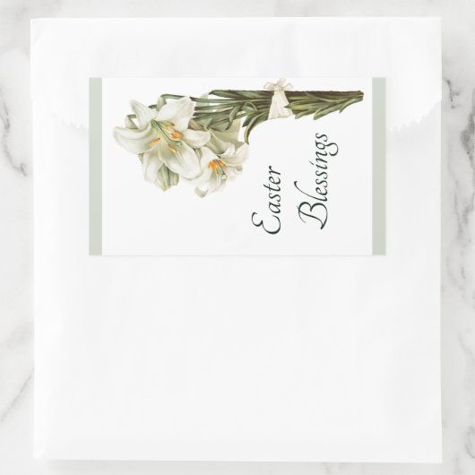 Osterkleber Rechteckiger Aufkleber (Tasche)