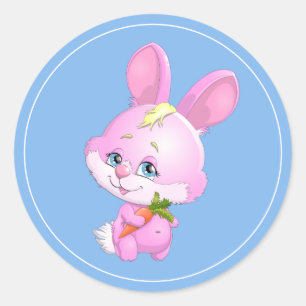 Osterkleber Runder Aufkleber