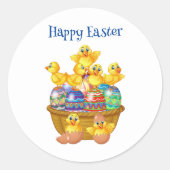 Osterkleber Runder Aufkleber (Vorderseite)