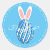 Osterkleber Runder Aufkleber (Vorderseite)