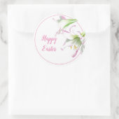 Osterkleber Runder Aufkleber (Tasche)