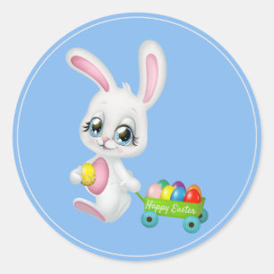 Osterkleber Runder Aufkleber