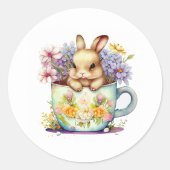 Osterkleber Runder Aufkleber (Vorderseite)