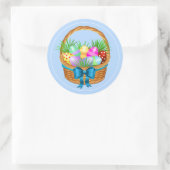 Osterkleber Runder Aufkleber (Tasche)