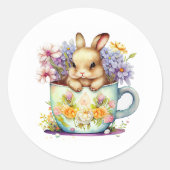 Osterkleber Runder Aufkleber (Vorderseite)